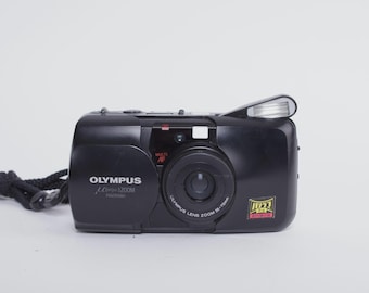 Vintage Olympus Mju Zoom Stylus 35mm Film Camera FLASH DOESNT WORK