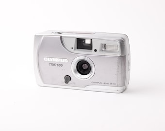 Vintage Olympus TRIP 600 35mm Film Camera, Retro Point & Shoot