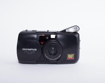 Olympus Mju Zoom 35 mm-filmcamera (flitser werkt niet)
