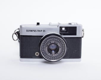 Vintage Olympus LT-1 35mm Film Camera - Green Ultra Compact Point