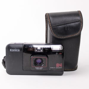 Vintage Konica A4 Big Mini 35mm Film Camera - Retro Autofocus Classic