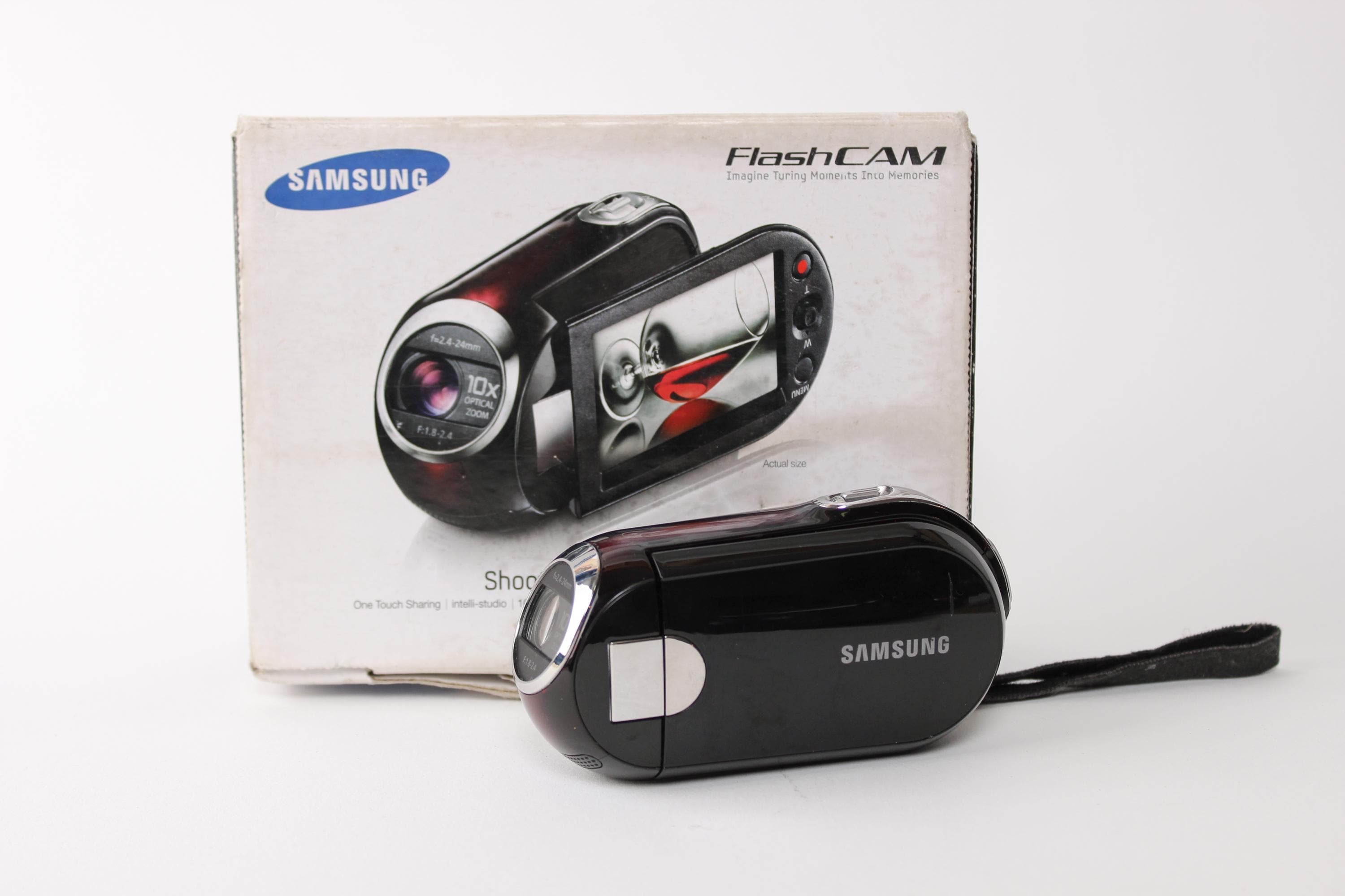 Digital Camcorder Samsung SMX-C10RP 10× Optical Zoom Video Camera