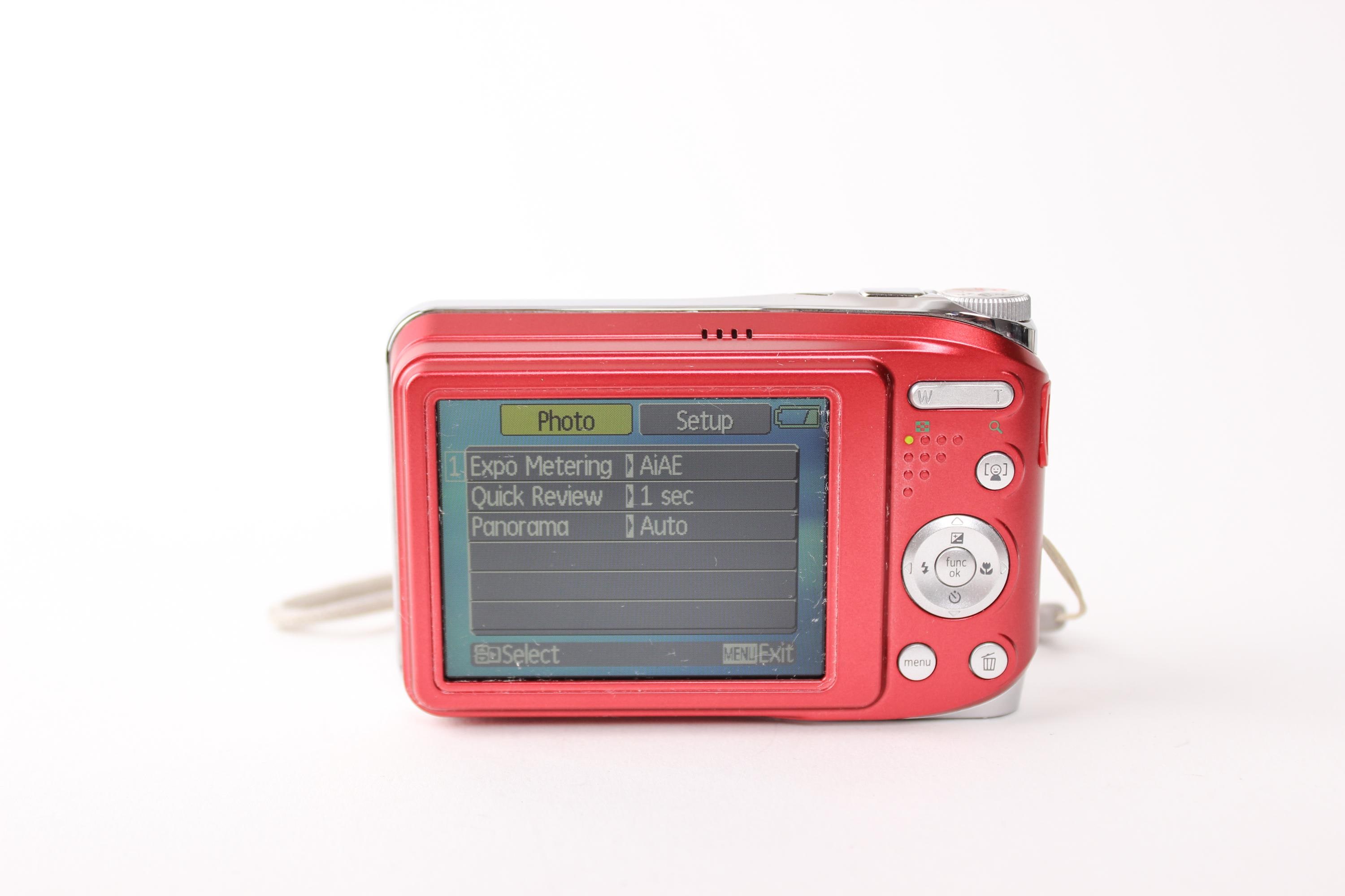 【美品】GE J1050 レッド　デジタルカメラ ゼネラル・エレクトリック J1050 レッド デジタルカメラ 2000