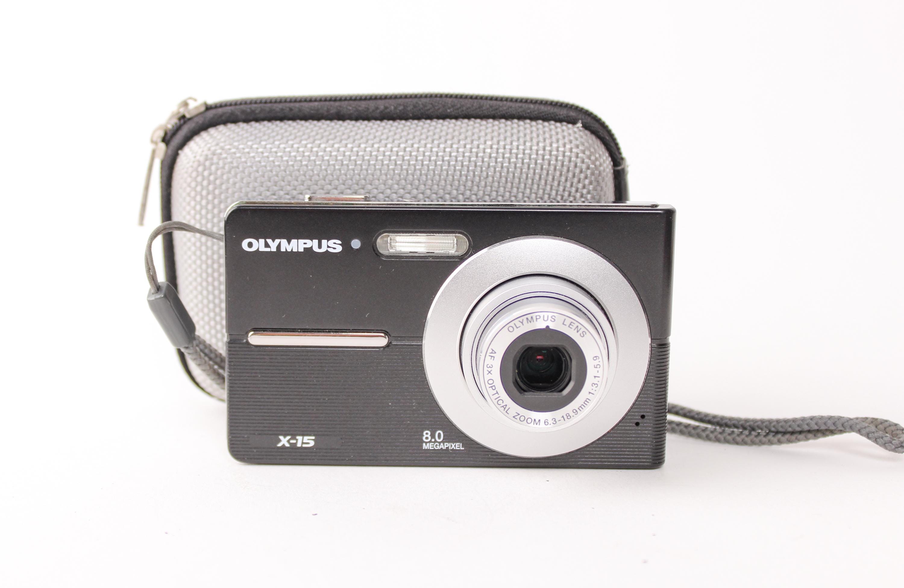 Retro Olympus X-15 Compact 8MP Vintage Digital Camera With 3x