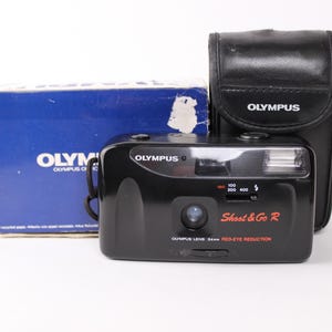 Vintage Olympus Shoot & Go R 35mm Film Camera - Retro Point and Shoot Classic