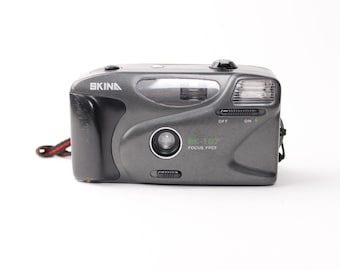 Retro Skina SK-107 35mm Film Camera - Vintage Point & Shoot with Flash