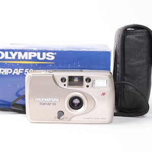 Olympus TRIP AF 50 35mm film point and Shoot beginner camera in original package