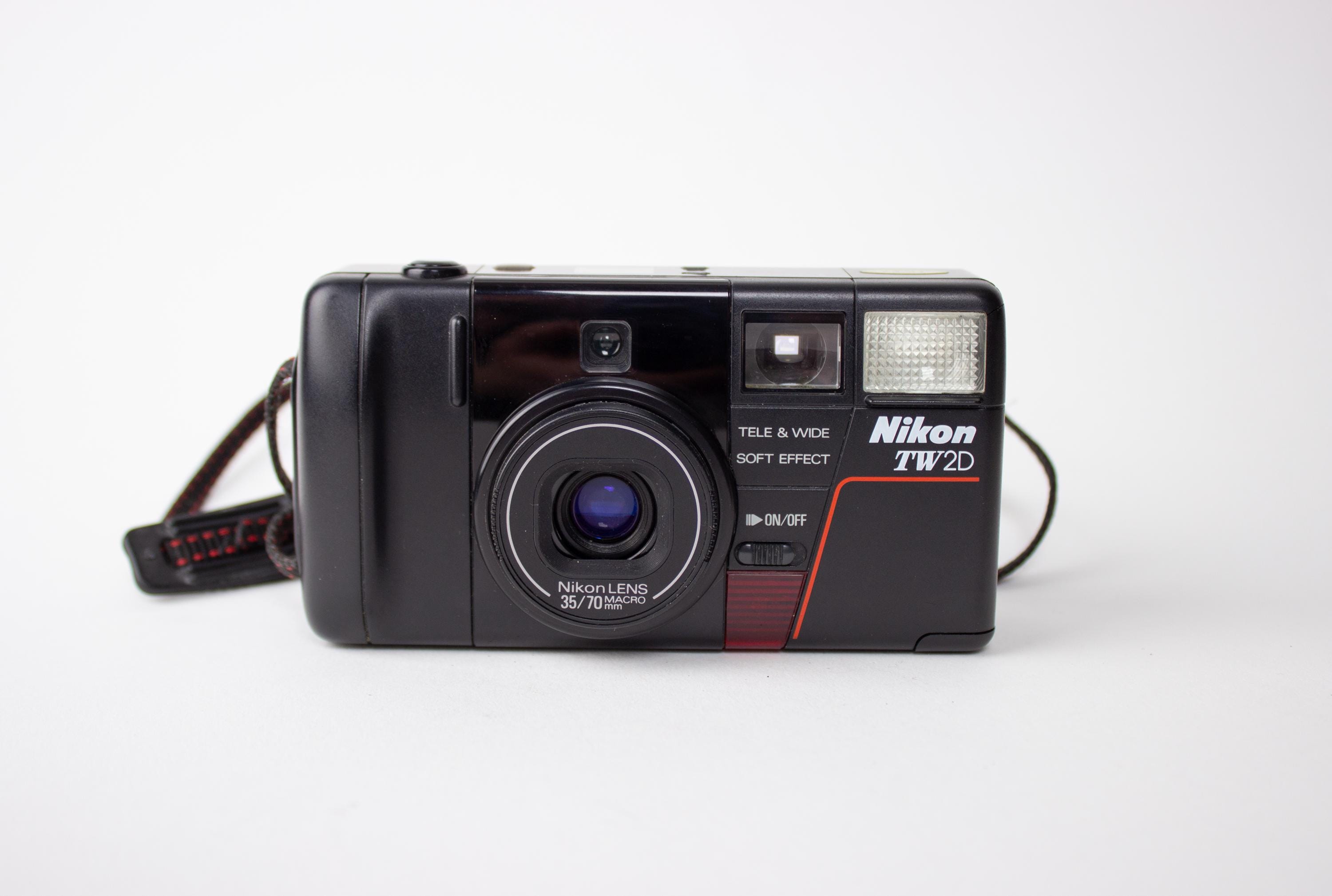 Nikon TW2D 35mm Film Camera, Vintage Nikon Point & Shoot, Dual