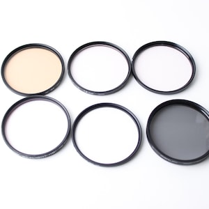 Vintage 72mm Filter Set: Hakuba, Marumi, Kenko - 6 Filters