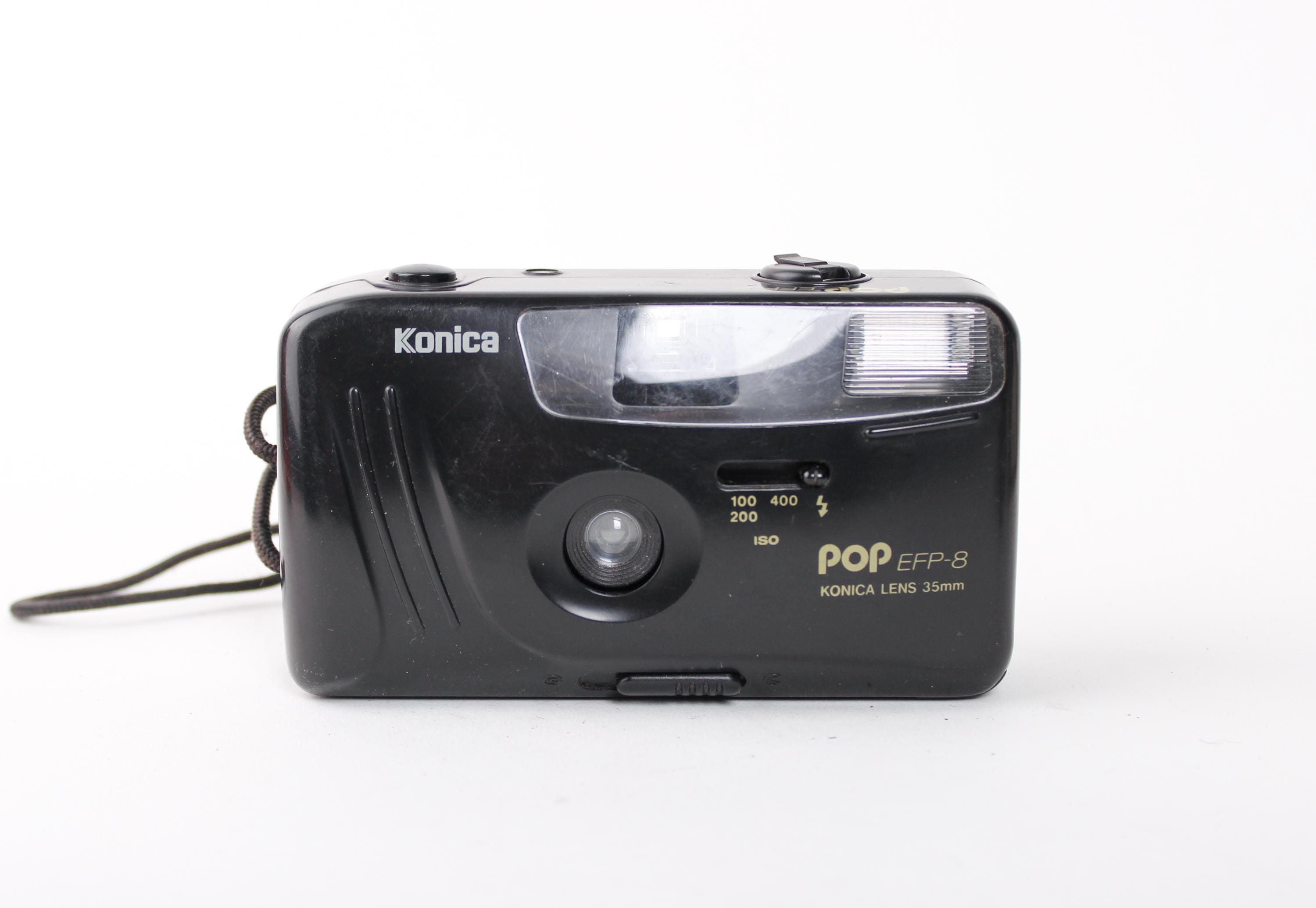 稀少 撮影可 コニカ POP EFJ の海外版 黒 konica フィルムカメラ Amazon.com : Konica POP EF-88 35mm Film Camera, Point and Shoot