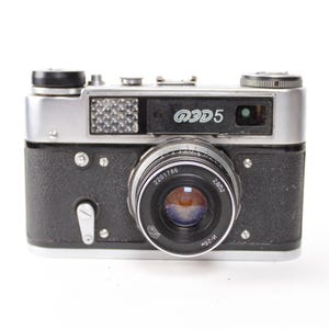 Vintage FED 5 35mm film retro rangefinder camera with m39 lens