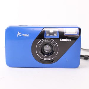 Vintage Konica K-mini 35mm Film Camera - Ultra-Compact Retro Point & Shoot