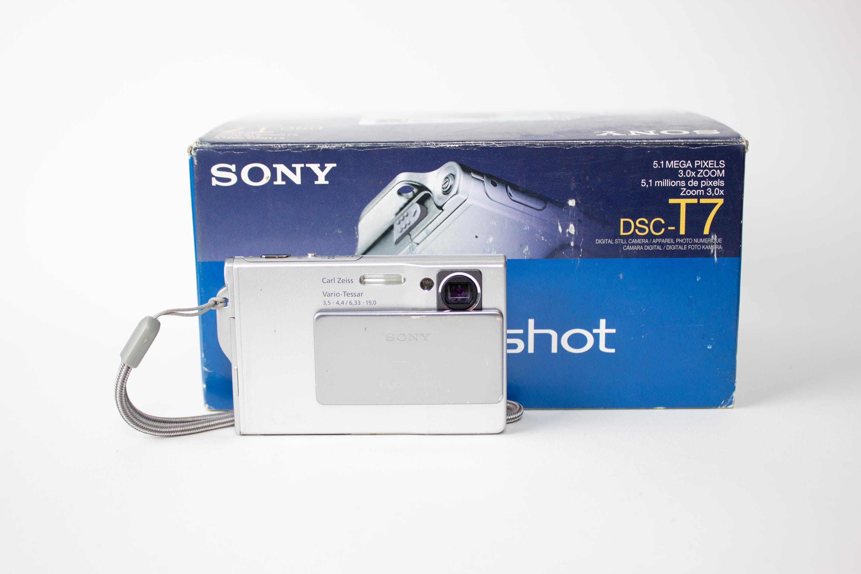 SONY Cyber-shot サイバーショットDSC-T7 美品 Sony Cyber-shot DSC-T7 5.1MP Digital Camera - Black for sale