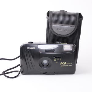 Konica Pop EFP-8 Black Vintage Point and Shoot 35mm film Camera