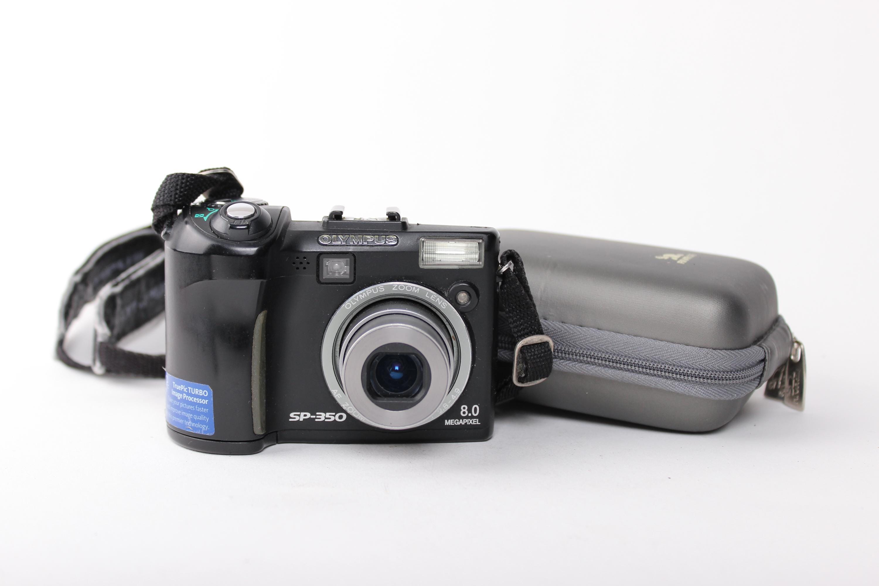 【美品】オリンパス CAMEDIA SP-350 コンパクトデジカメ CAMEDIA（キャメディア） X-350：コンパクトデジタルカメラ