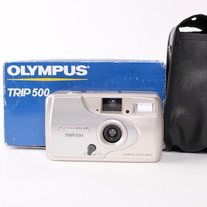 Olympus TRIP 500 35mm film point and Shoot beginner camera
