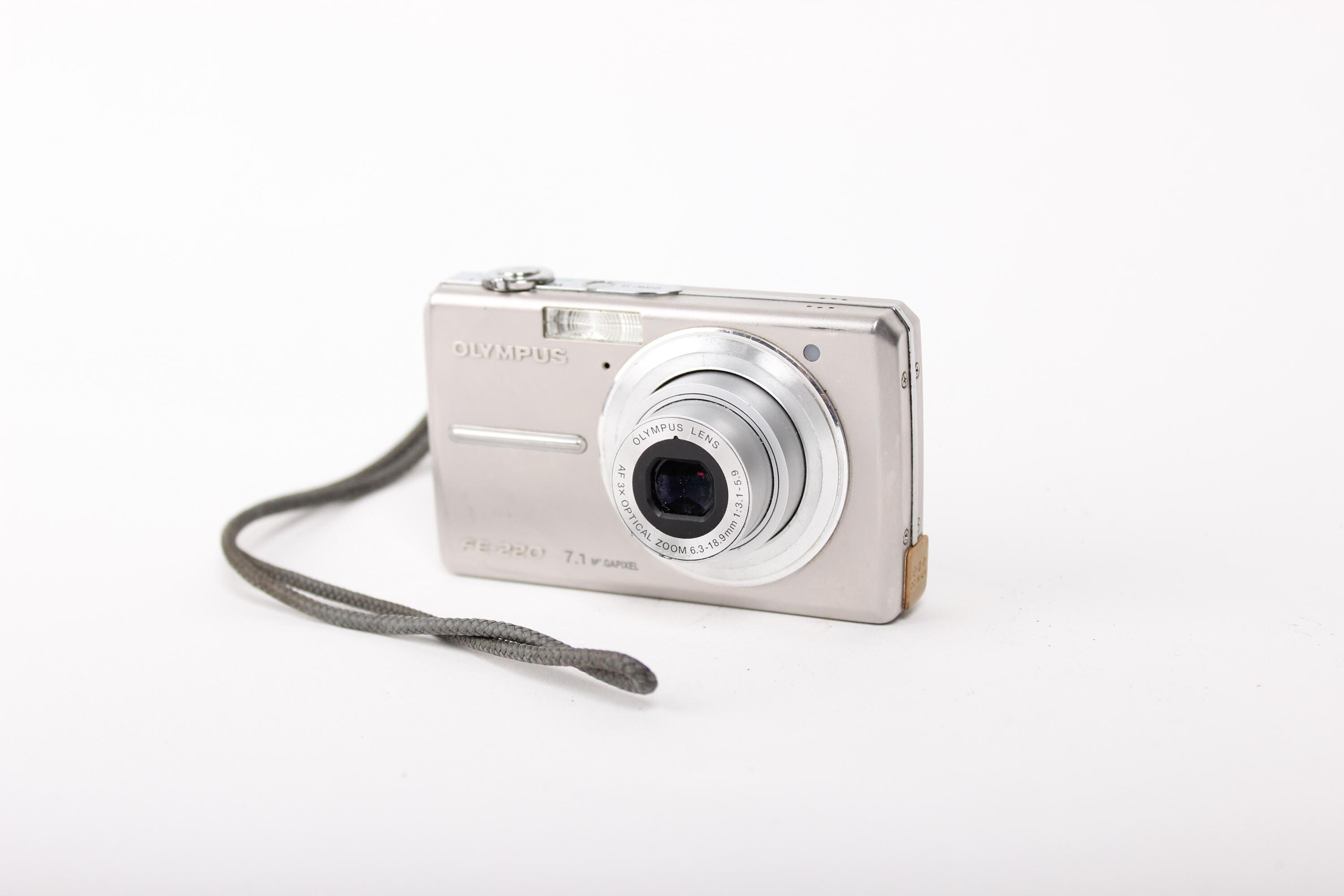 Digital Camera Olympus FE-220 7.1 MP Vintage Digicam Y2k - Etsy