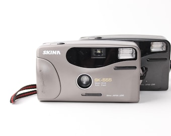 Skina SK-555 Compact 35mm Point & Shoot Camera 90s