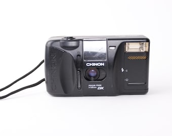 Chinon Auto GL BLUE Compact 35mm Film Camera Point and Shoot