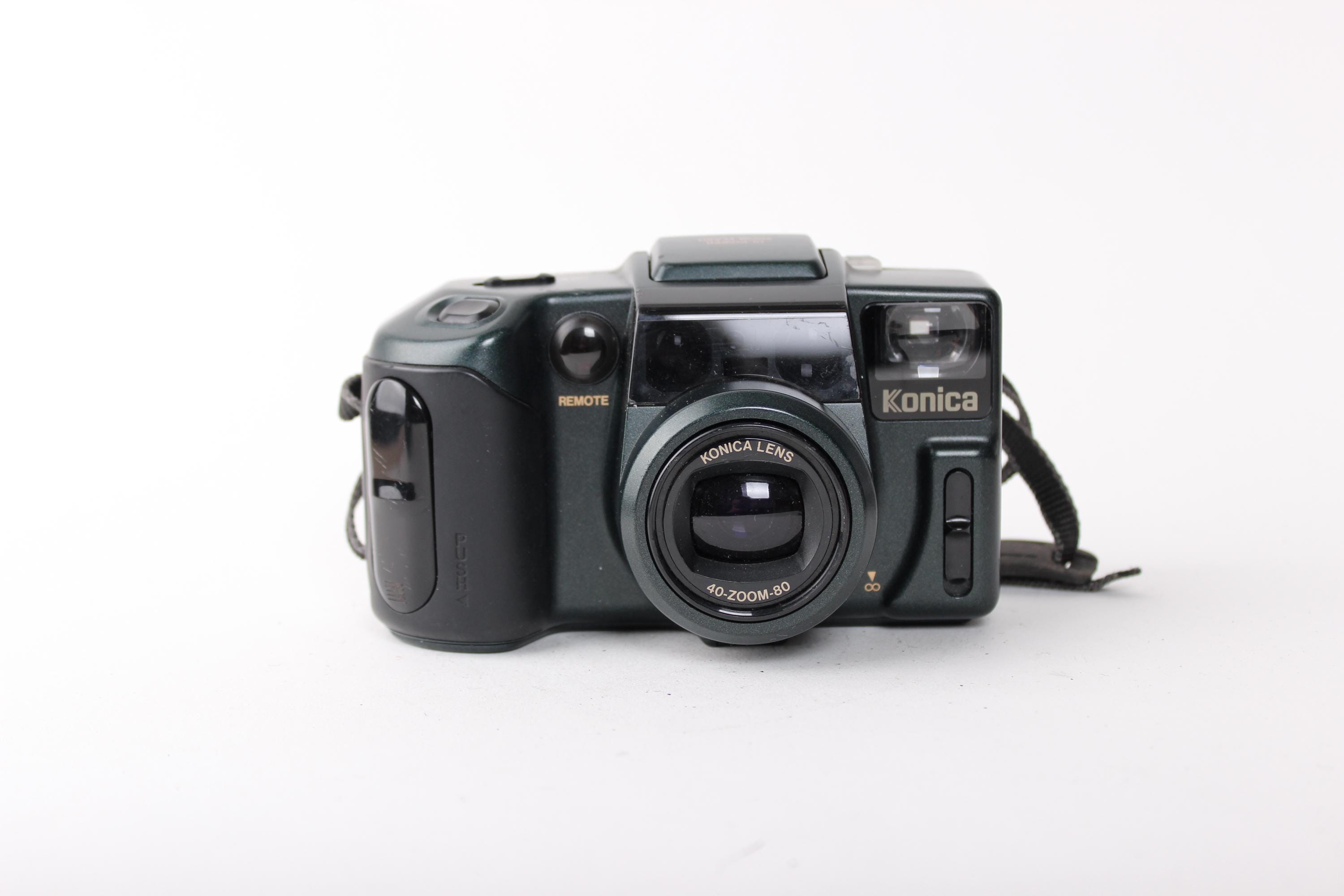 ヴィンテージ コニカ Z-UP 80 35 mm フィルムカメラ、90年代のズーム