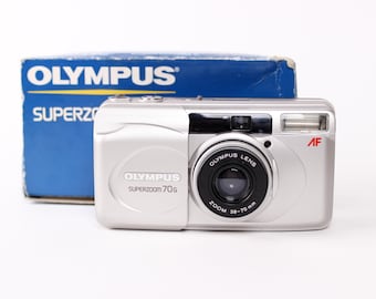 Olympus Superzoom 70G 35mm film point and shoot compact camera