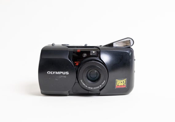 Vintage Olympus Mju Zoom Stylus 35mm Film Camera FLASH DOESNT WORK