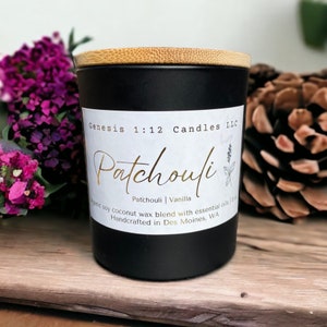 Patchouli Essential Oil Candle