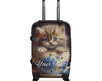 Gepersonaliseerde kattenkoffer, reisbagage huisdier