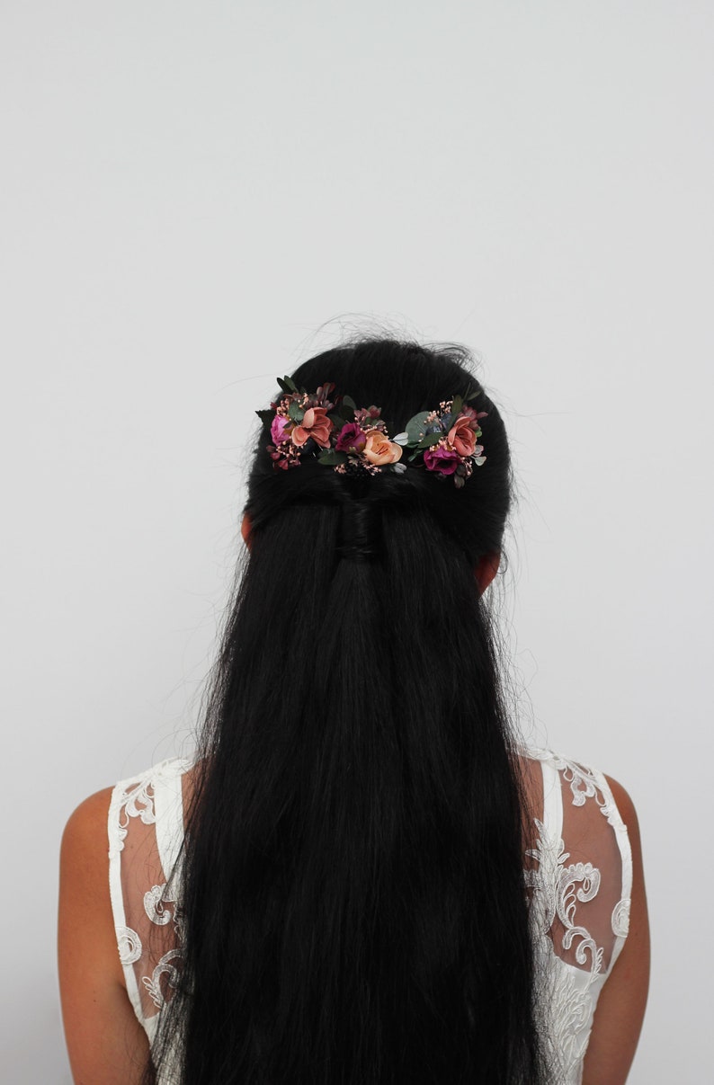 Set of 3 hair pins Fall wedding Hair accessories Bridal Etsy