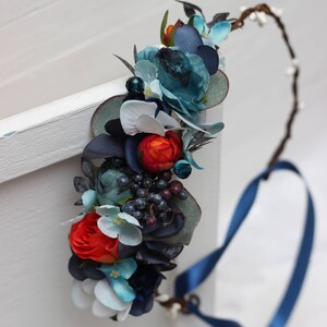 Vivivalue Blumengirlande Haarkranz – Floraler Stirnband-Kopfschmuck Für Hochzeit, Party & Boho-Look