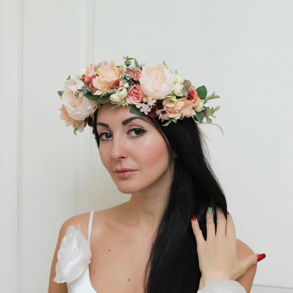 flower halos for brides