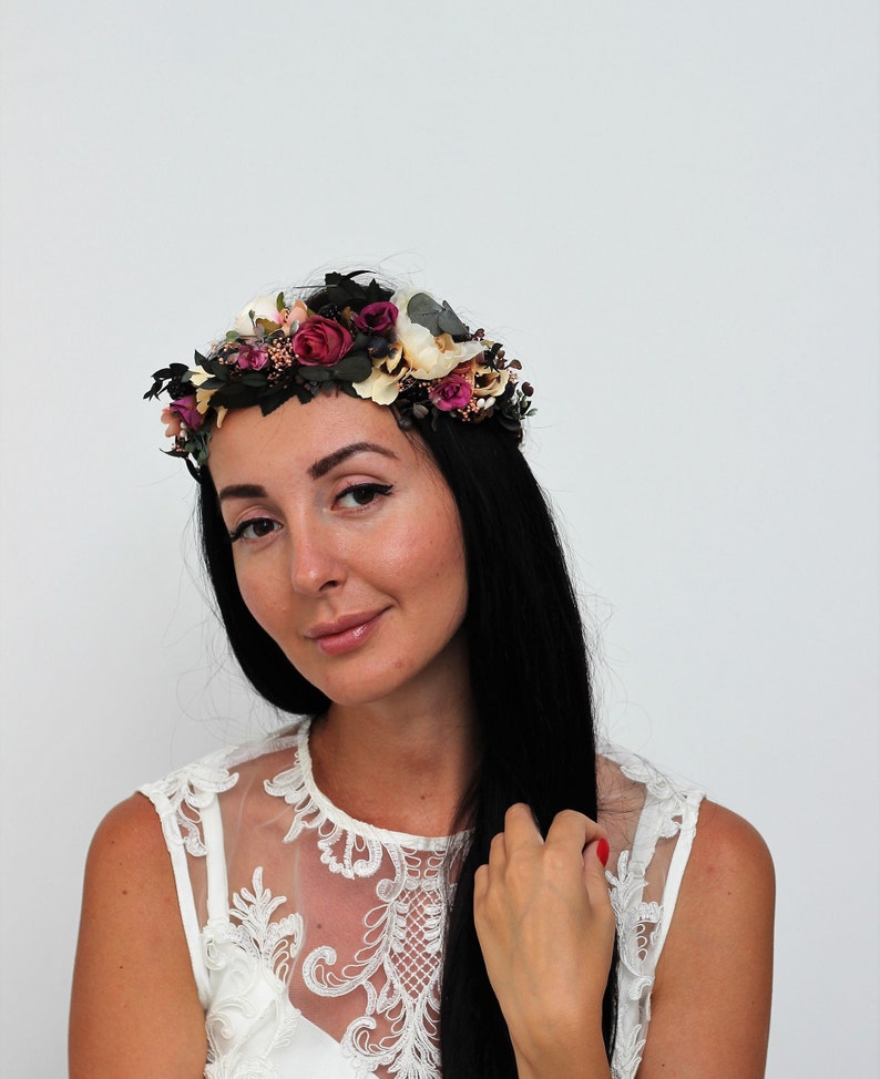 Flower Girl panier Corsage Mariage Fleurs Ivoire Et Pêche Mariée Fleurs
