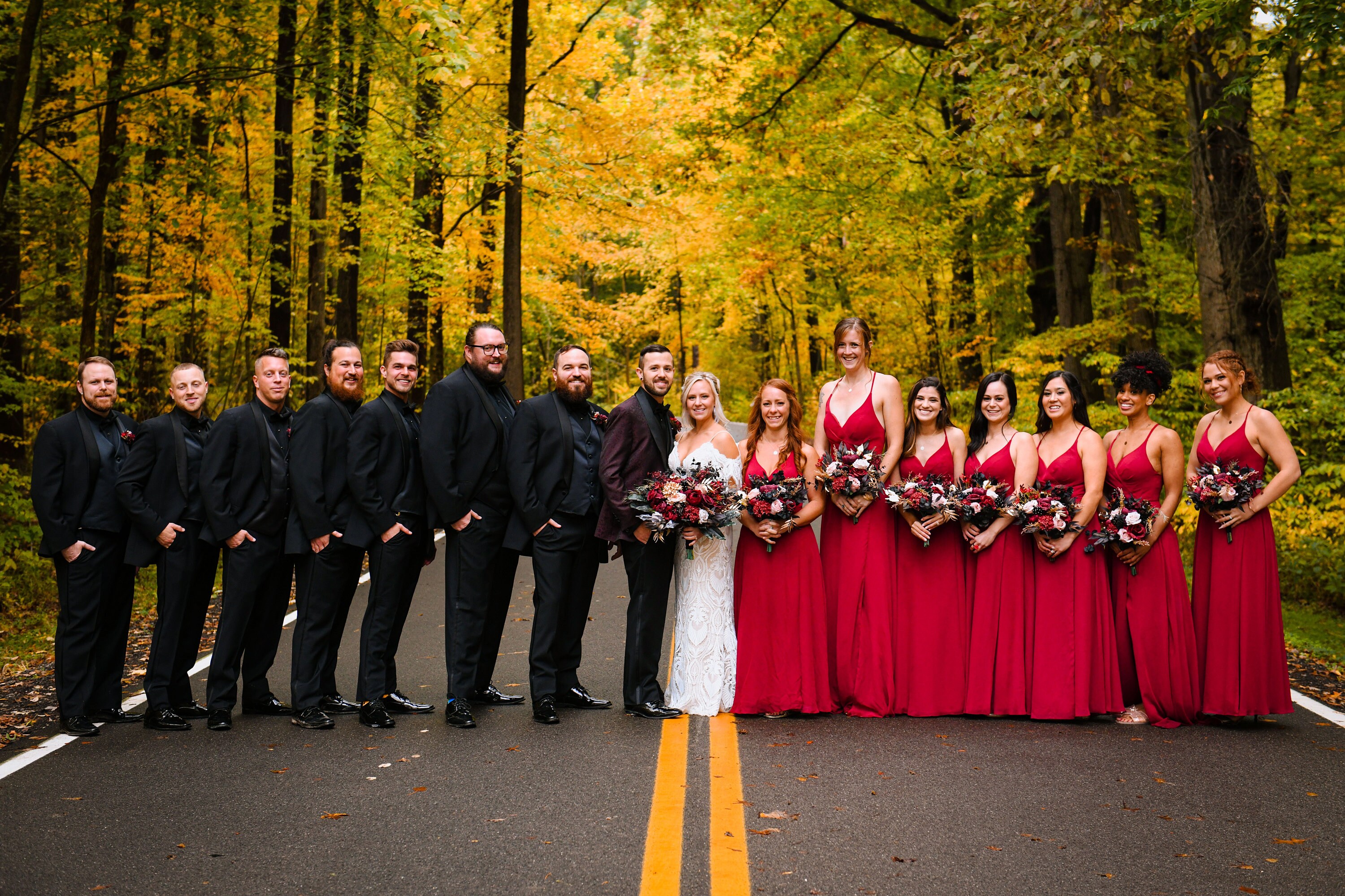 red black and gold bridesmaid dresses Burgundy beige flowers Fall bridal bouquet Faux bouquet Fall wedding Halloween wedding Faux flowers Boho wedding-size 17 inch 17½   36/37