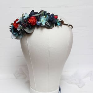 Vivivalue Blumengirlande Haarkranz – Floraler Stirnband-Kopfschmuck Für Hochzeit, Party & Boho-Look