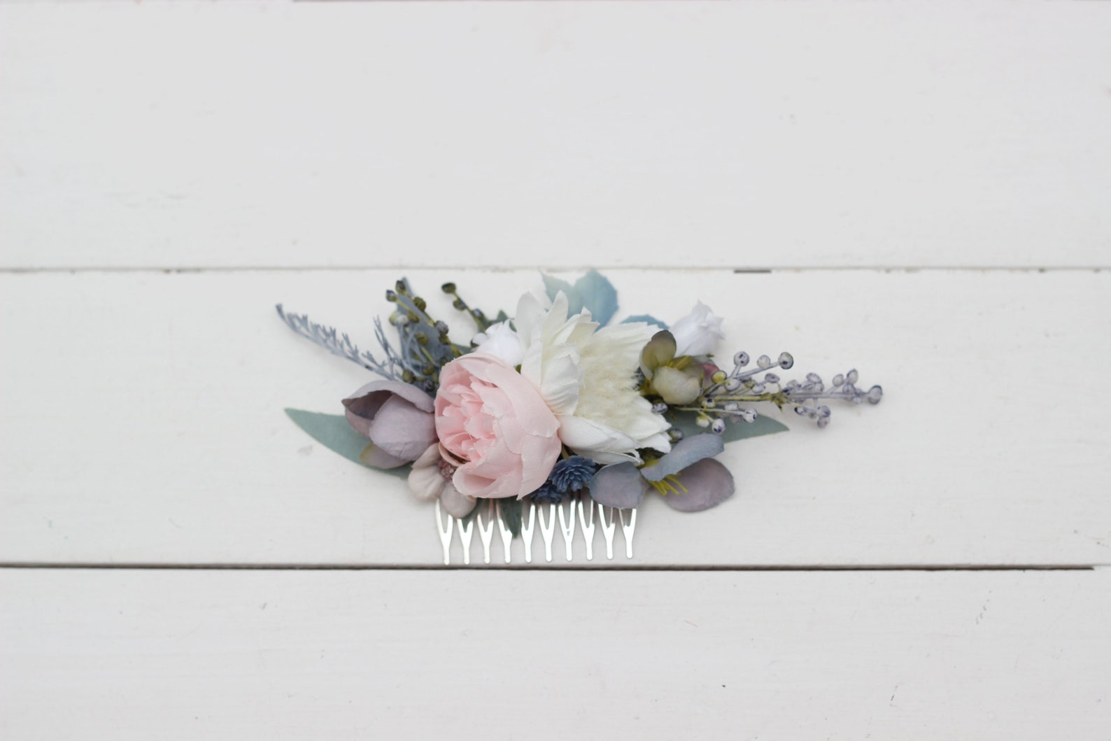 Dusty Blue Flower Accessories Pale Blue Wedding Flower Girl Etsy