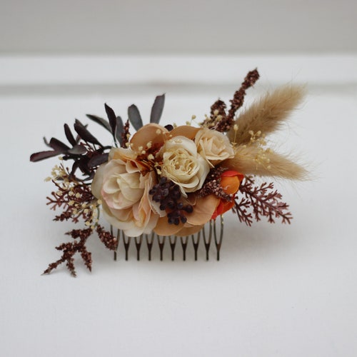 Flower Hair Comb Wedding Hair Comb Etsy