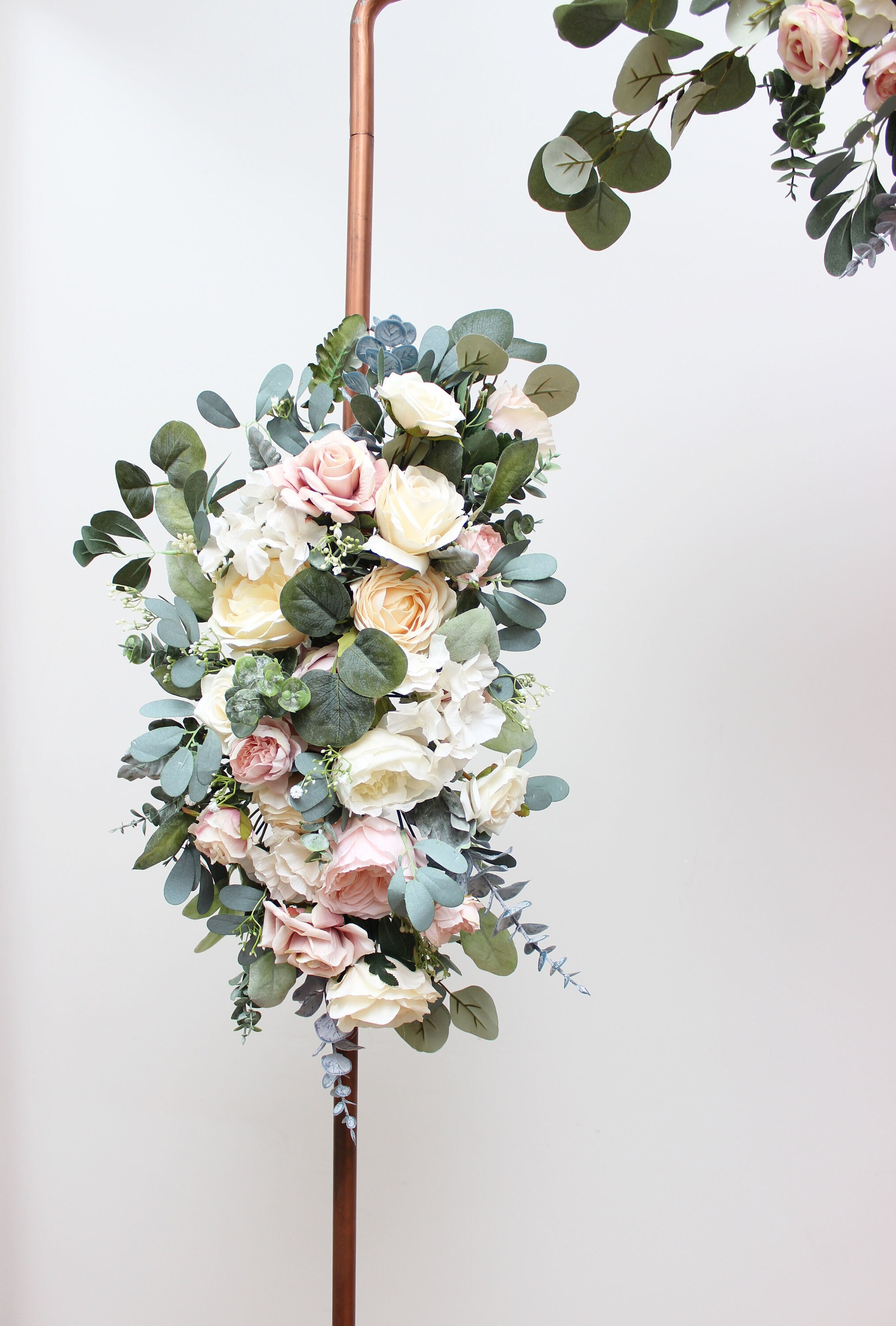Blush Pink Eucalyptus Arch Flowers Wedding Flowers Archway Flowers ...