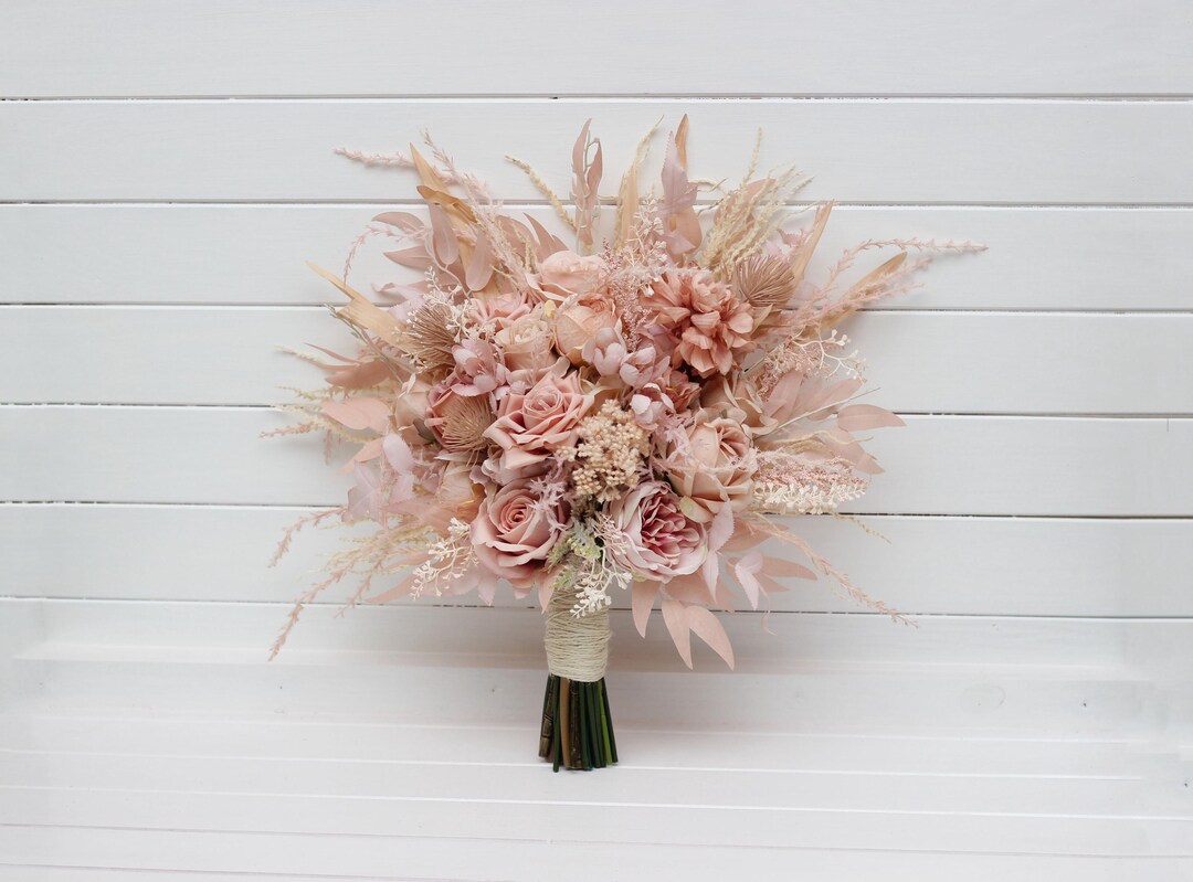 MISU A BARBE☆FLOWERS GATHERING CHARM BIG BEIGE creamy-beige-mum-flower-