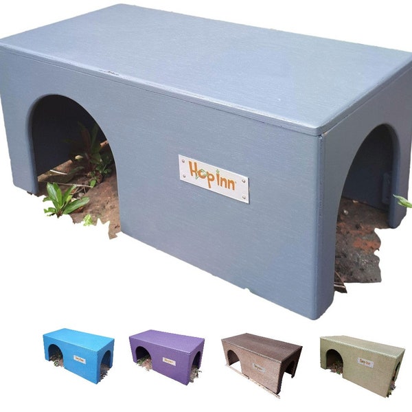 Hop Inn Guinea Pig House Hideaway - ReadyMade - Easy Wipe Clean - Water Resistant - Pet Friendly Paints & Stains - Designed to Last