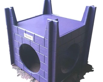Hop Inn Rabbit & Cat Castle: All Weather Pet Hideaway Pet Friendly READYMADE