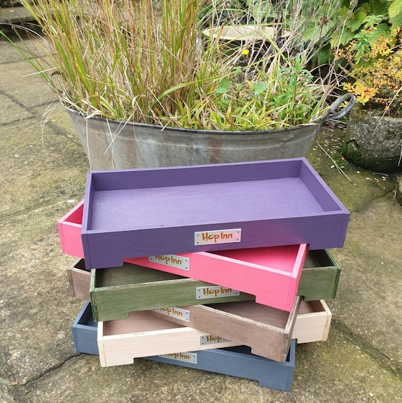 Hop Inn Forage Box Tray Wooden – Pet Safe Paints and Stains, Water Resistant, Mould Resistant