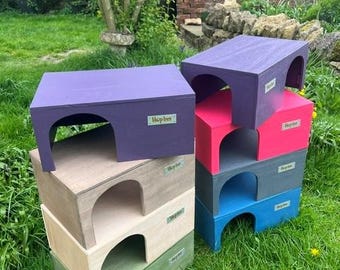 NEW Hop Inn Ex Large Guinea Pig House - Pet Friendly Paints and Stains