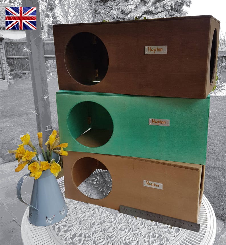 Rabbit Hideout Hideaway for Rabbits and Cats QUALITY FUN Etsy