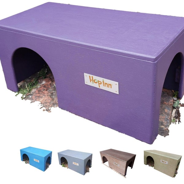 Hop Inn Guinea Pig House Hideaway - ReadyMade - Easy Wipe Clean - Water Resistant - Pet Friendly Paints & Stains - Designed to Last