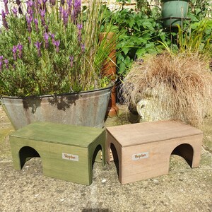 Guinea Pig House Hideout | Wooden, Double Entrance, Wipe Clean, Pet Friendly Paints and Stains, Mould Resistant (Readymade) afbeelding 13