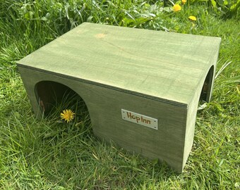 Hop Inn Guinea Pig House Extra Large – Two Entrances, Pet Safe Paints, Mould Resistant