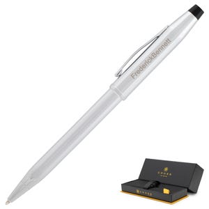 Dayspring Pens - Personalized/ Engraved Cross Century II Lustrous Chrome Ballpoint Pen. Business Professional Gift Pen. Free USA Shipping.