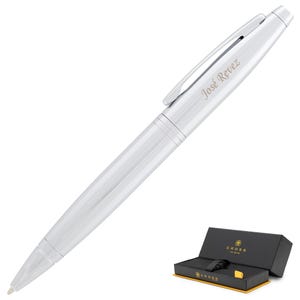 Dayspring Pens - Engraved / Personalized Cross Calais Ballpoint Pen - Chrome. Custom.  Free Engraving and Free USA Shipping.