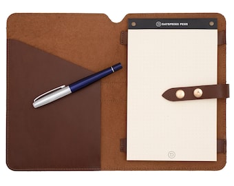 Dayspring Pens A5 Padfolio - Natural Leather