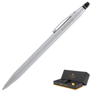 Dayspring Pens - Engraved / Personalized Cross Click Polished Chrome Ballpoint Pen. Custom Birthdays Gift Pen. Free Shipping in the USA.